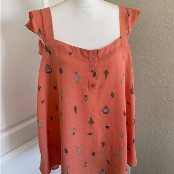 EUC Torrid chiffon top- worn once!! - Picture 2 of 6